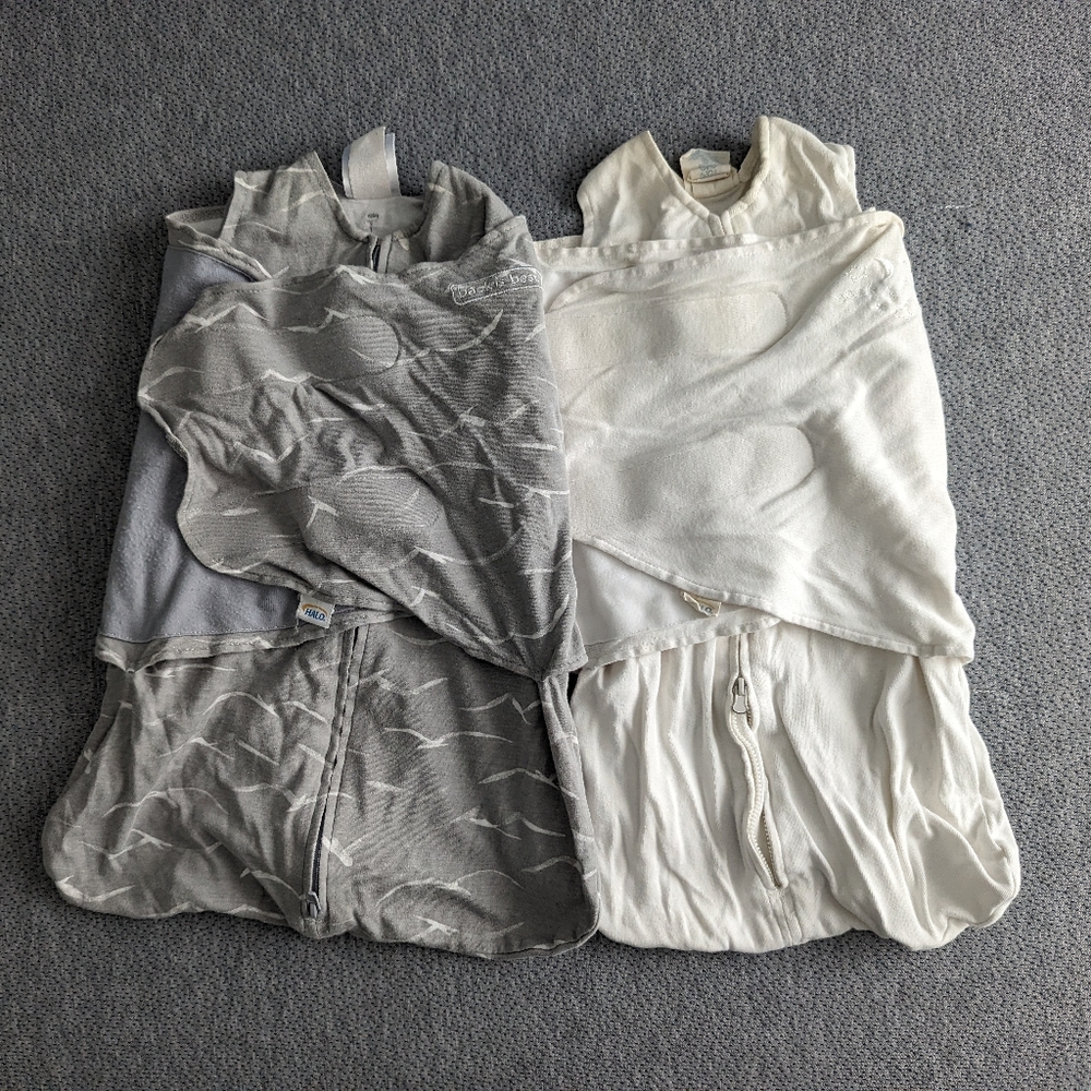 3/$30 Lot of 2 Halo swaddle sleep sacks